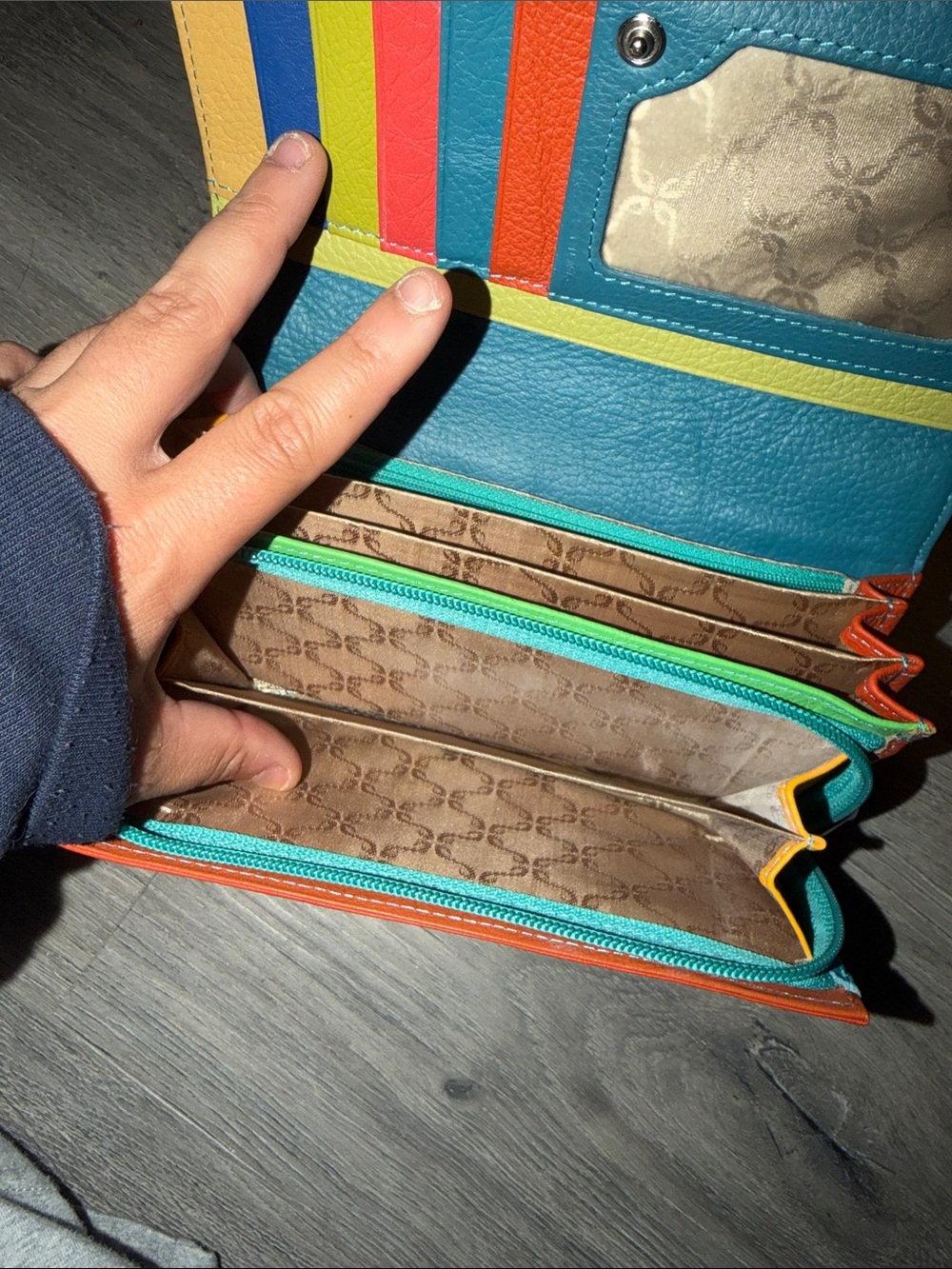 Vera Pelle Mint Zip-Around Leather Wallet multicolor (gorgeous) - Picture 5 of 5